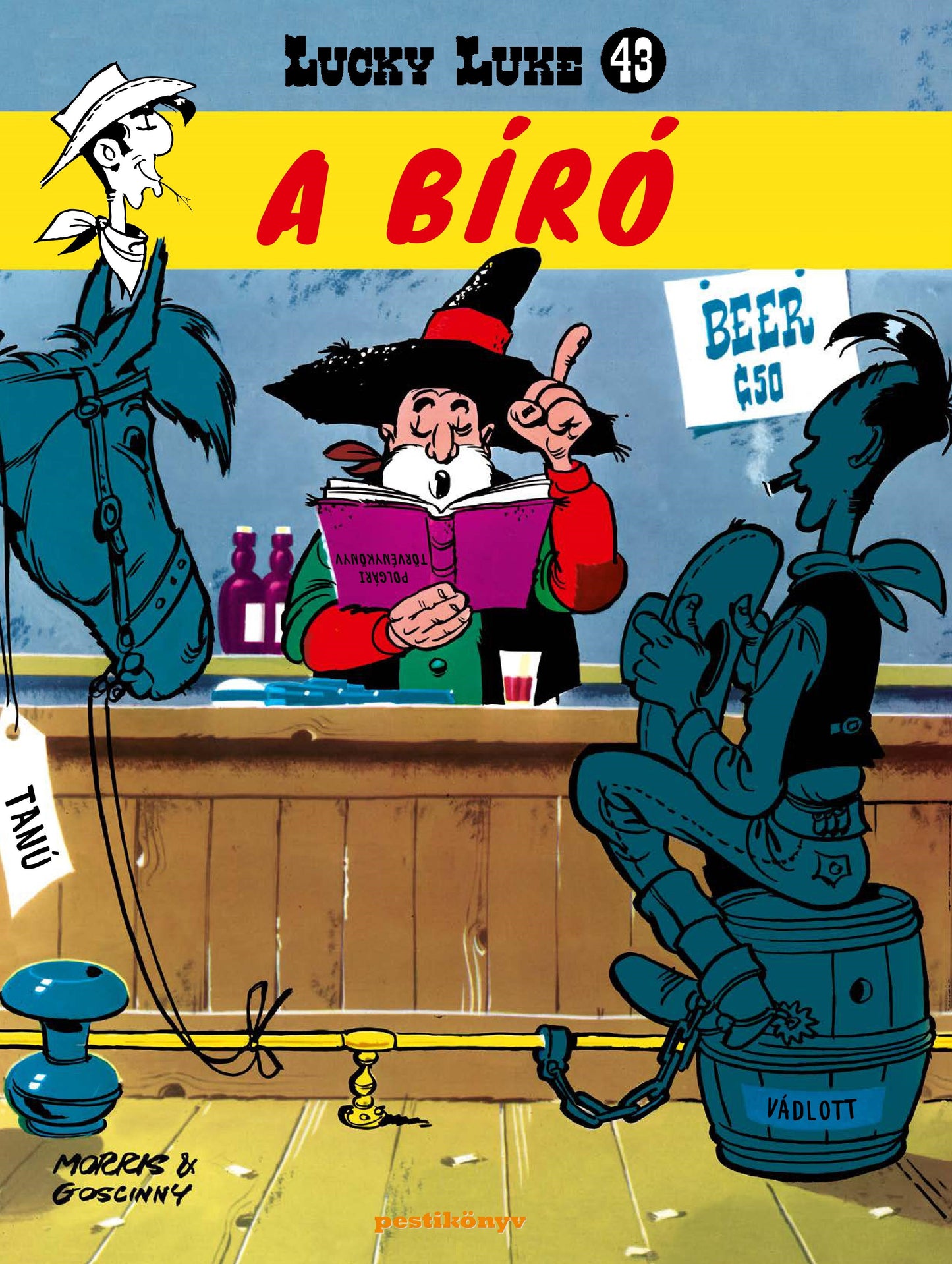 Lucky Luke 43. - A bíró - keménytáblás limitált kiadás
