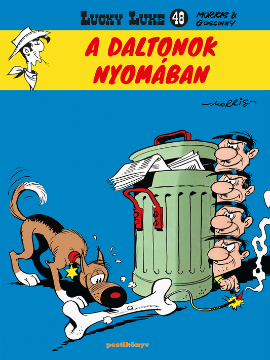 Lucky Luke 48. - A Daltonok nyomában - keménytáblás, gyűjtői kiadás