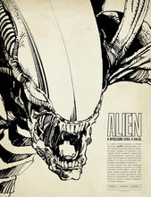 Kép betöltése a galériamegjelenítőbe: ALIEN - A 8.UTAS: A Halál - az eredeti rajzokkal illusztrált nagyméretű limitált példányszámú kiadás
