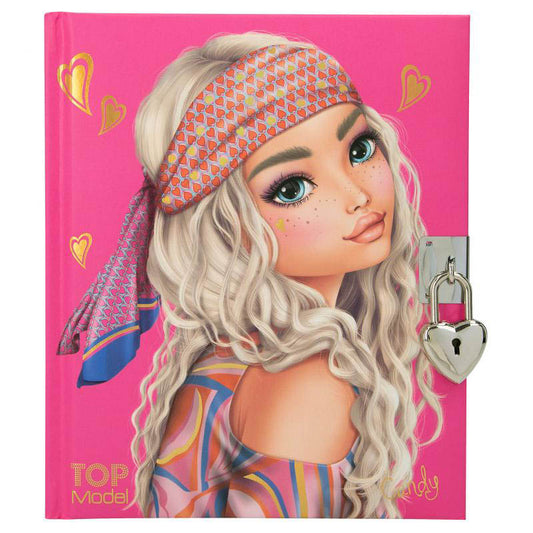 TOPModel napló lakattal - SEVENTIES