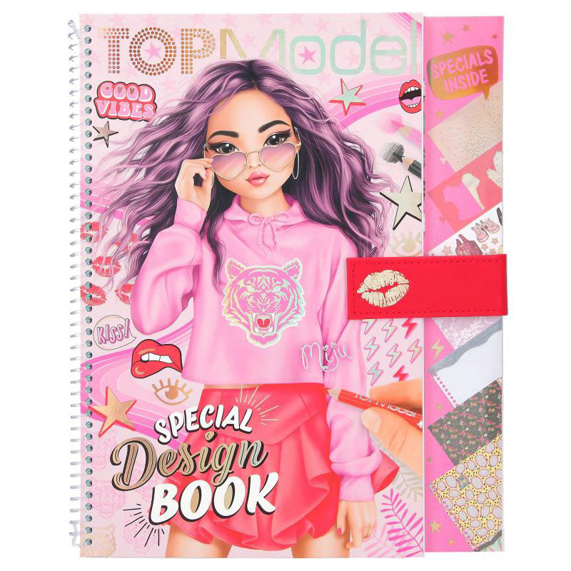 TOPModel Special Design Book pink ruhatervező könyv