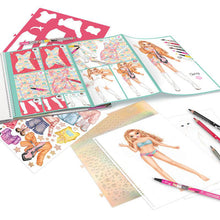 Kép betöltése a galériamegjelenítőbe: TOPModel Special Design Book pink ruhatervező könyv

